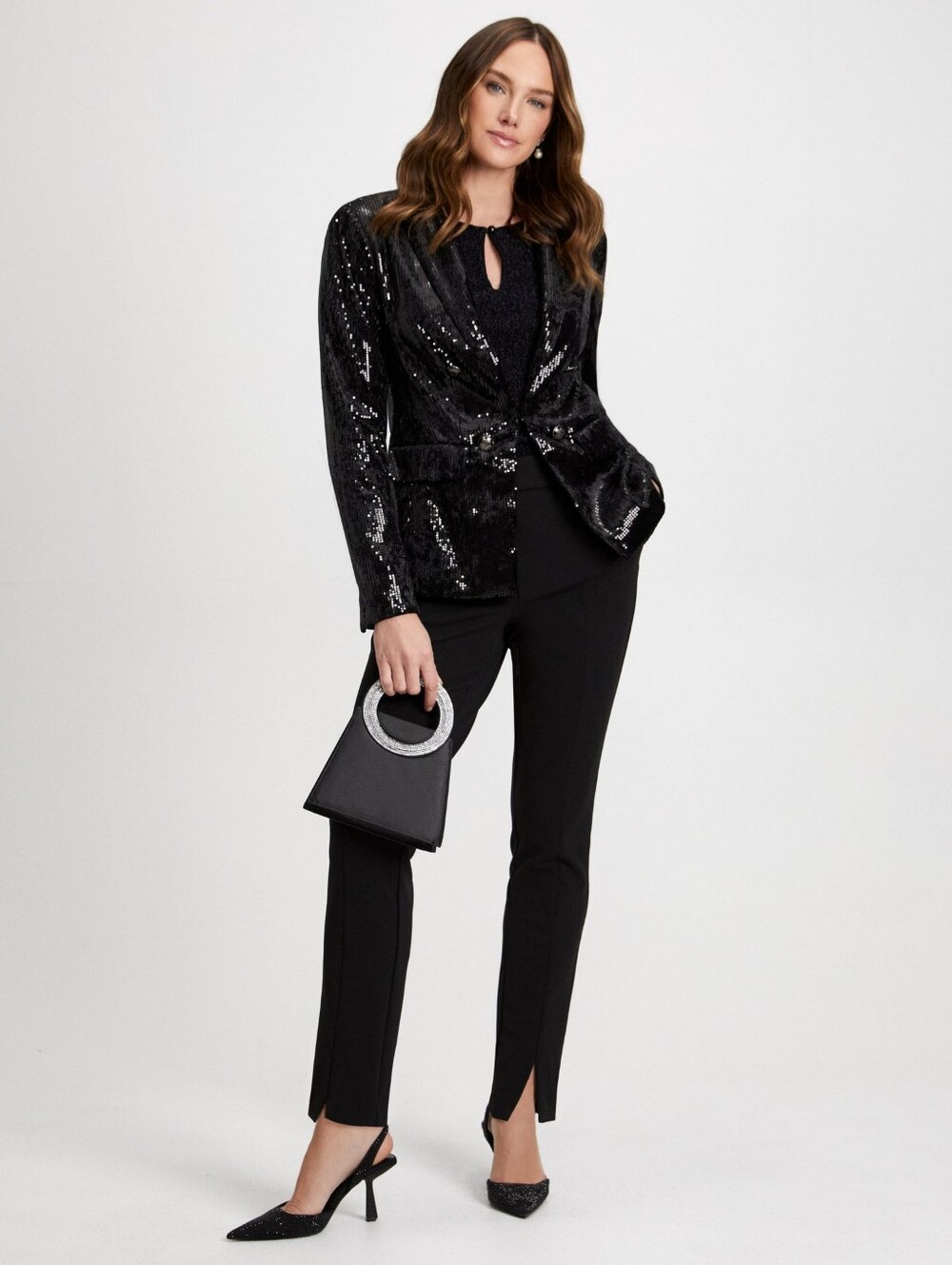 Laura sequin blazer